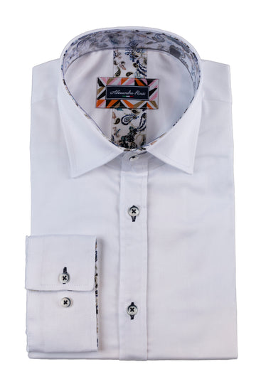 AR NOOS 004 WHITE/NAVY PAISLEY