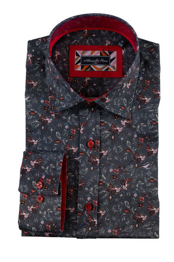 AR AW24 005 GREY/RED