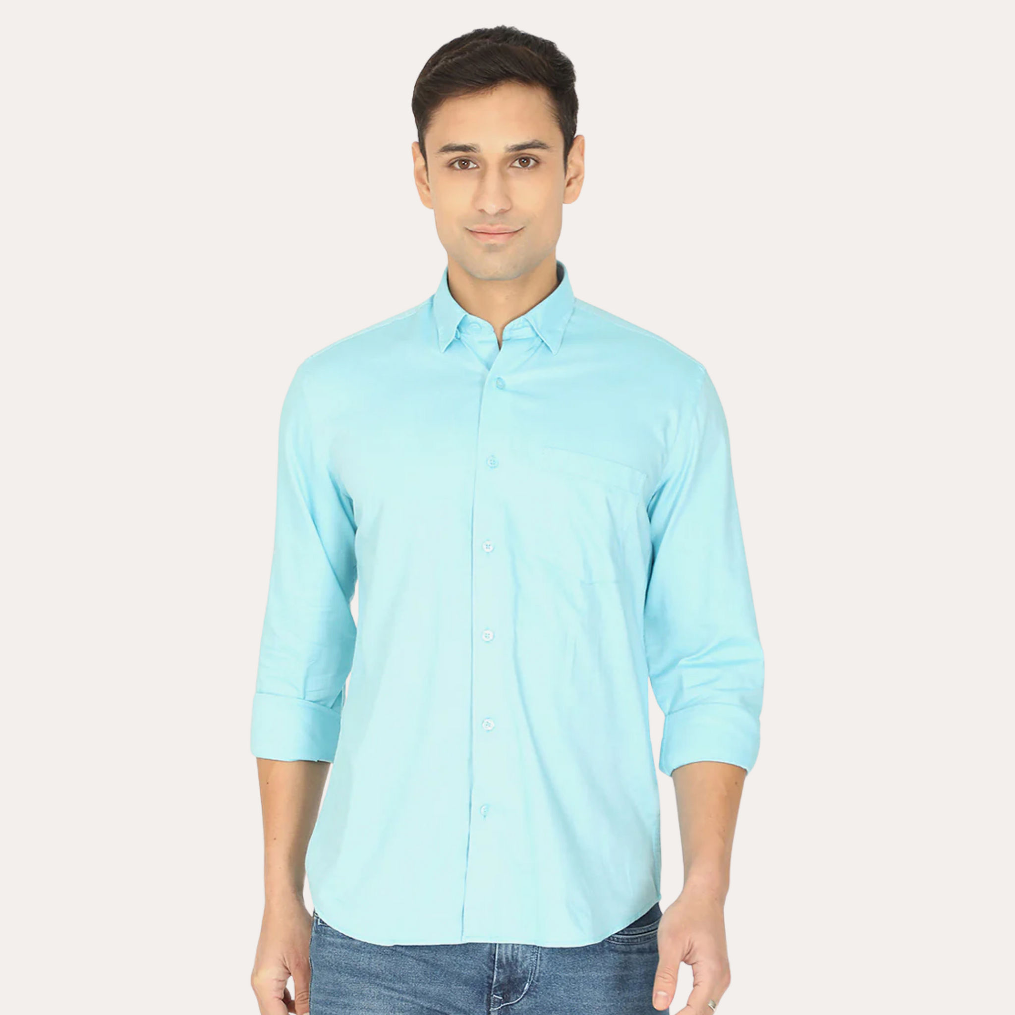 Plain Formal Fit Full Shirt